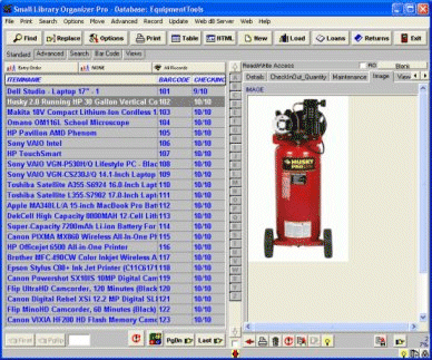 Equipment Tracker Pro screen shot