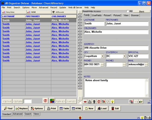 Simple Church Directory Management Solutions Software For Windows